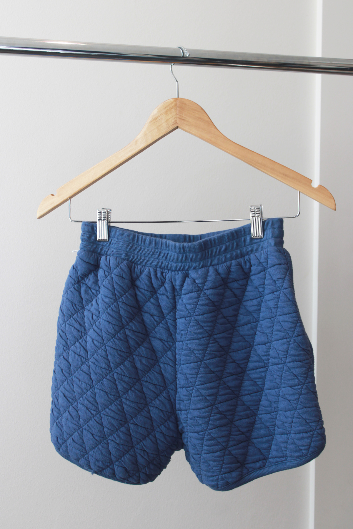 Quilted Knit Track Short