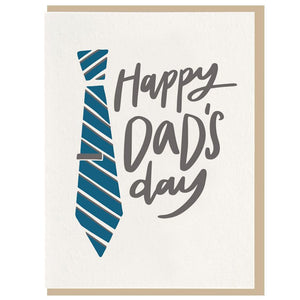 Tie Dad- Letterpress Card